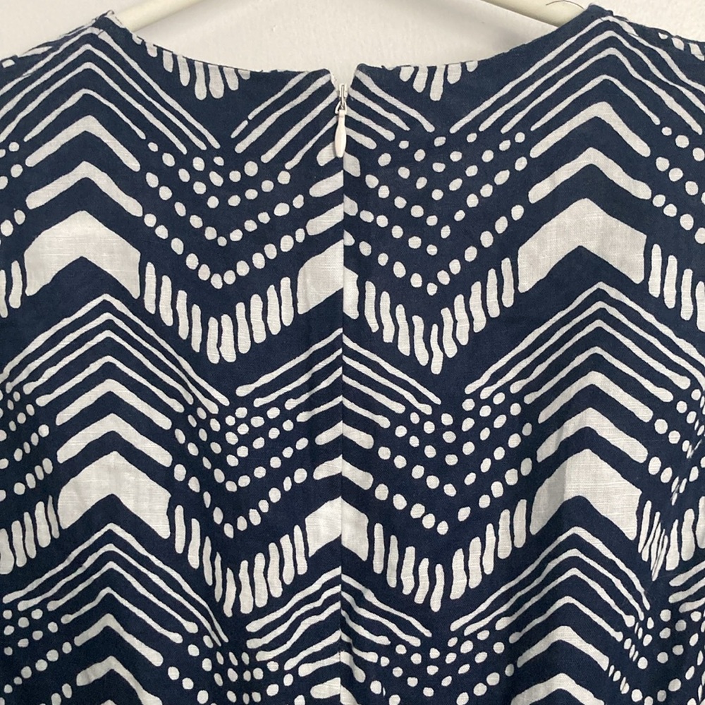 J.Crew jumpsuit navy white size 6 - Picture 5 of 8